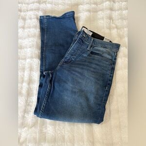 Men's Blue Jeans. Old Navy dark wash stretch performance. Straight fit. 30x30